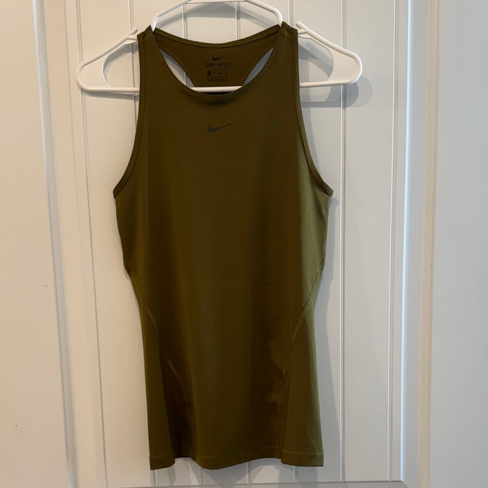Nike Dri-Fit Army Green Women's Tank Top